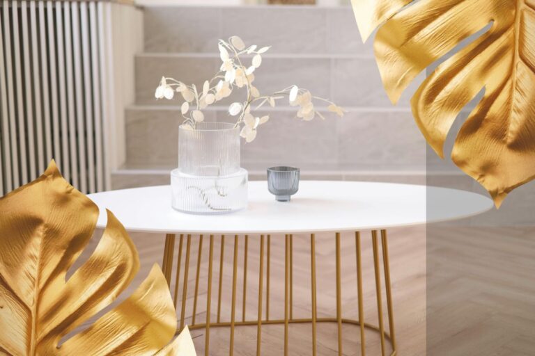 combinações com dourado na decoração