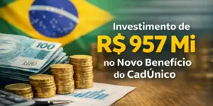 Investimento de R$ 957 Mi no CadÚnico com foco em educação financeira