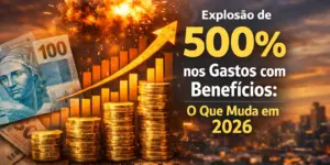 Explosão financeira 2026: aumento de 500% em benefícios