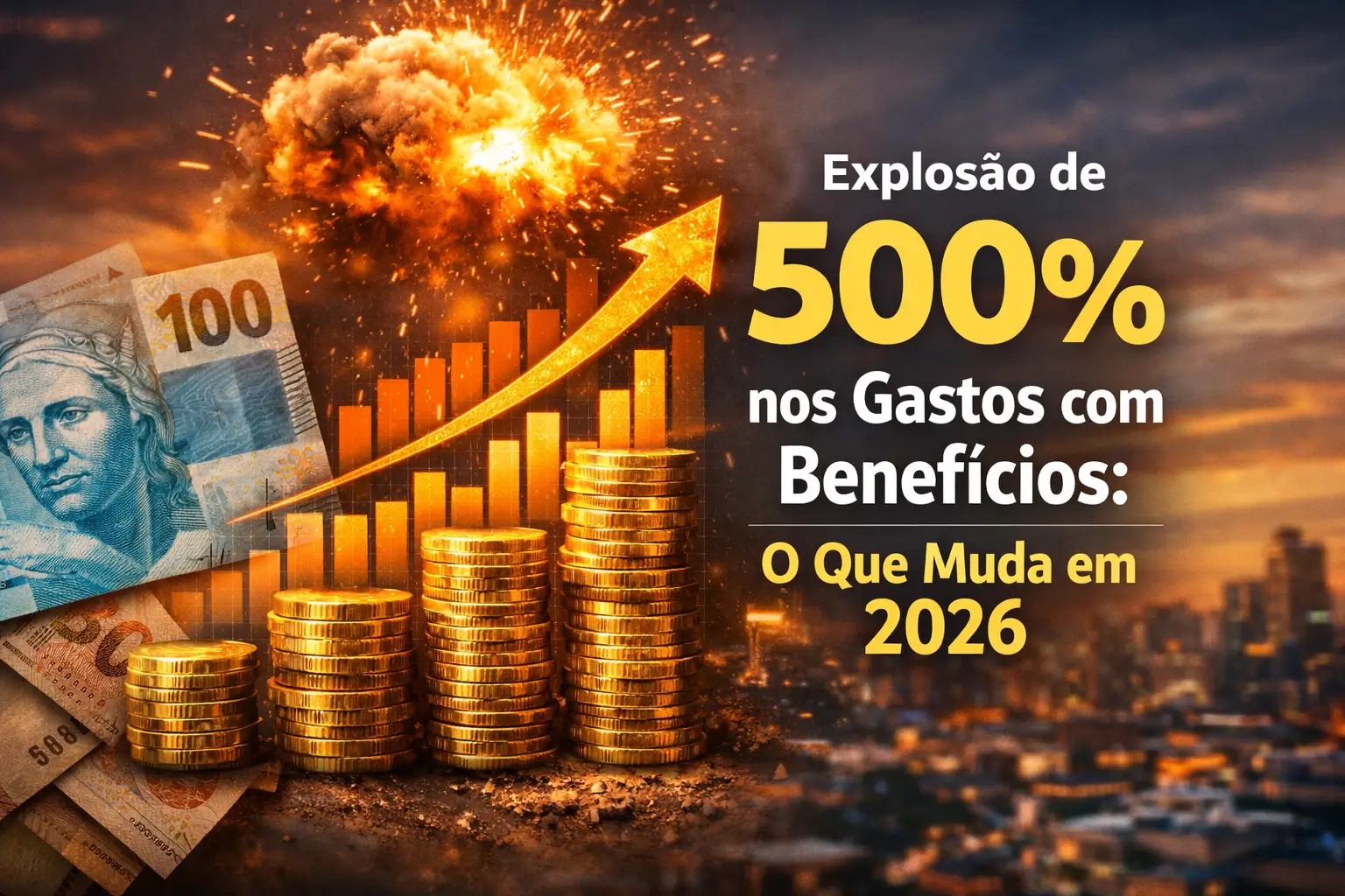 Explosão financeira 2026: aumento de 500% em benefícios